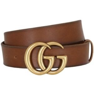 Authentic Gucci Marmont Belt (Brown)
